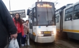 Linia tramvaielor 41 a fost blocată din cauza unei avarii 