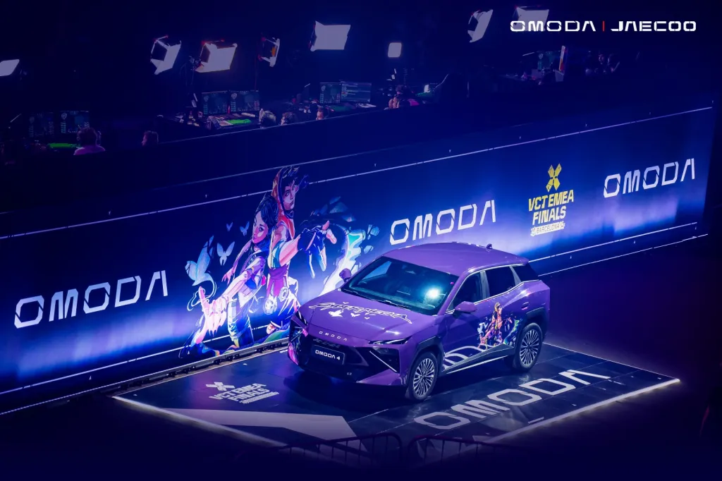 Brandul chinezesc de mașini OMODA a prezentat un nou model la finala campionatului european de Valorant