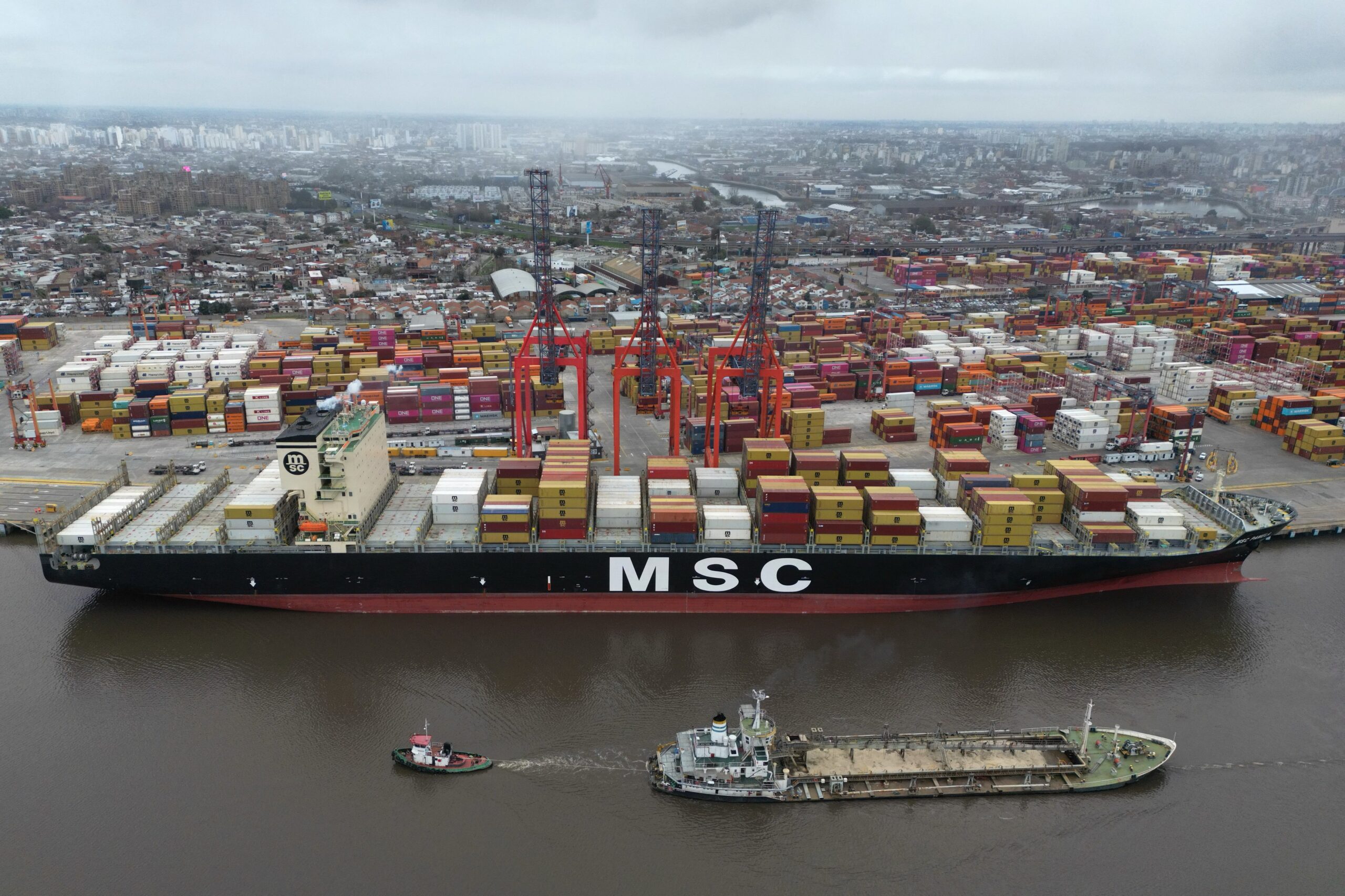MSC suspendă rezervările către și dinspre portul rusesc Novorossiysk, din cauza atacurilor cu drone