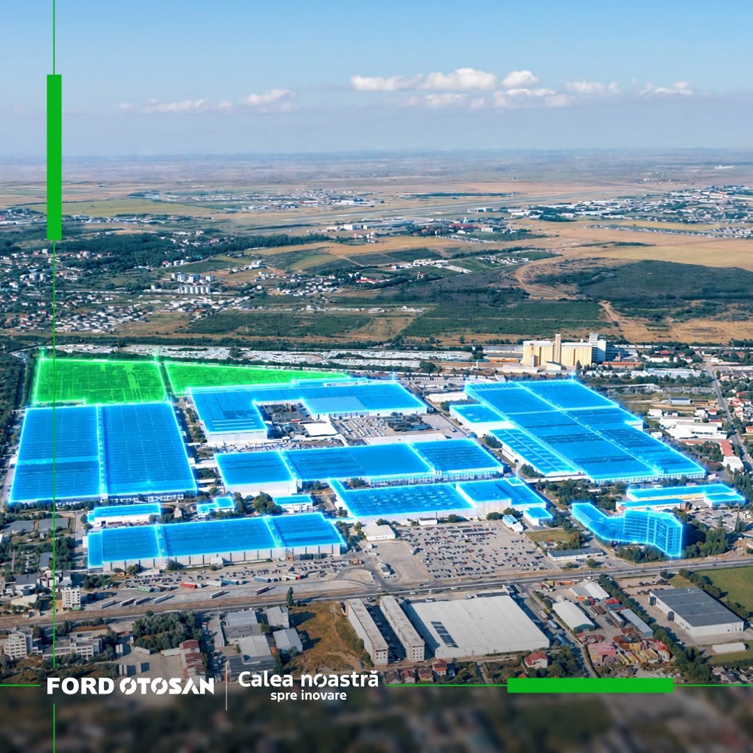 Ford Otosan investește 36,45 milioane de lei într-un parc fotovoltaic de 5,1 MW la fabrica din Craiova