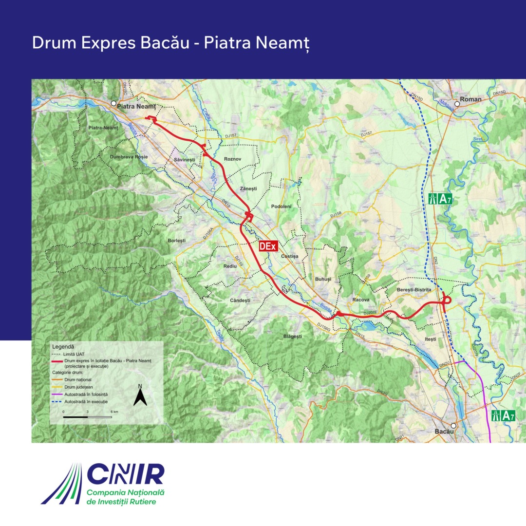 OFICIAL: DNA face verificări în ceea ce privește licitația pentru Drumul Expres Bacău – Piatra Neamț