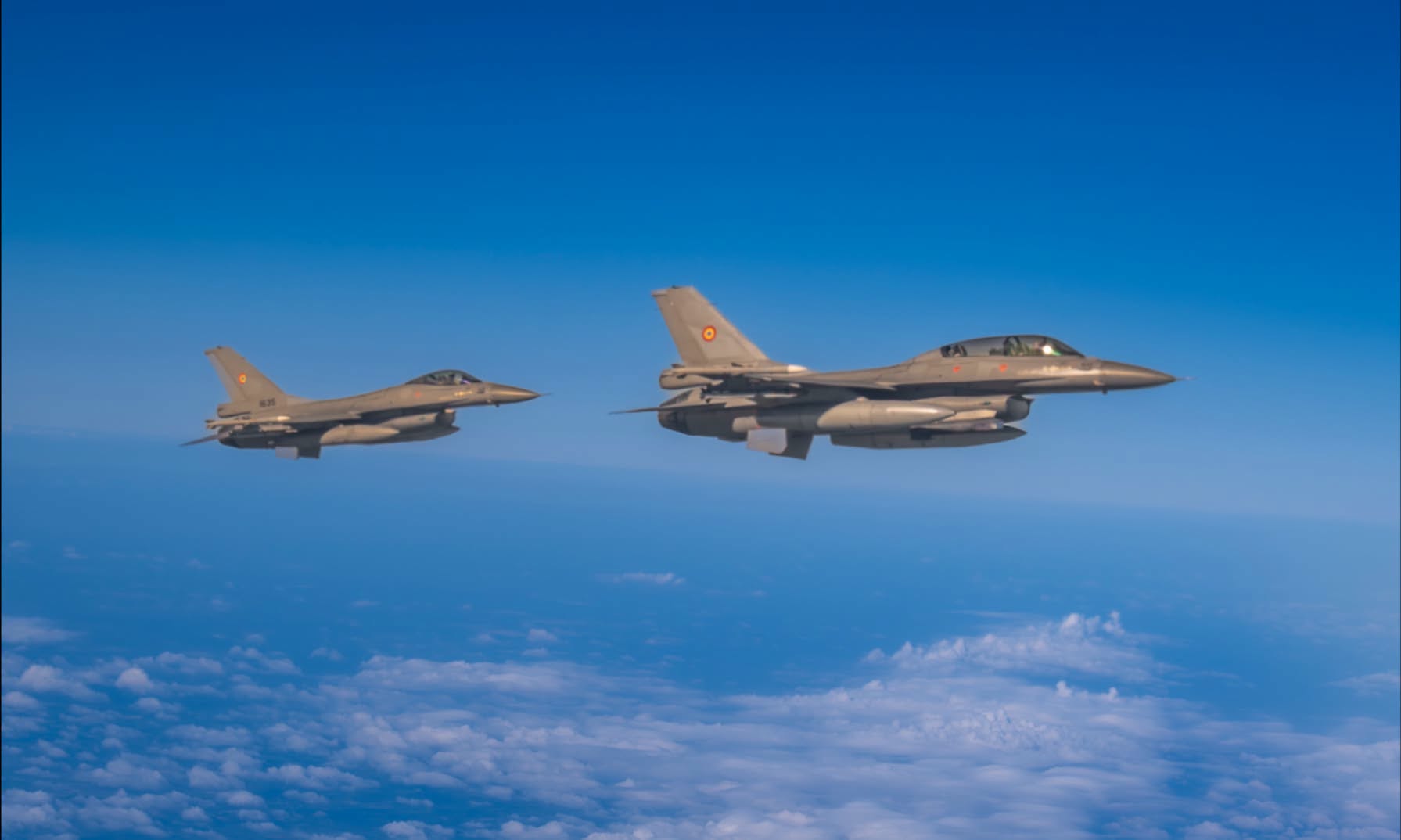 Alertă de dronă în nordul județului Iași / Două aeronave F-16 ale Forțelor Aeriene Române verifică zona
