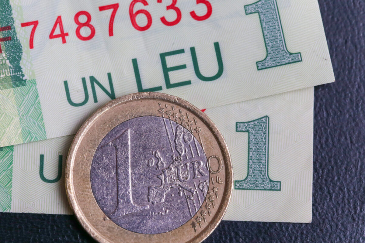 BREAKING | Leul, la cel mai slab nivel din istorie față de euro în interbancar: moneda europeană a atins 5,35 lei